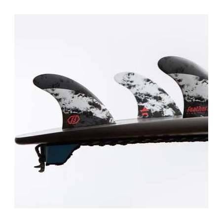 FEATHER FINS JORGANN COUZINET ATHLETE SERIES R/B. DUAL TAB