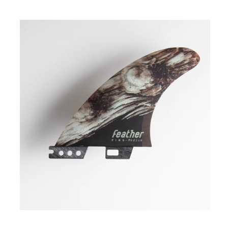 FEATHER FINS BUGARSKI MODERN KEEL BURN WOOD. CLICK TAB