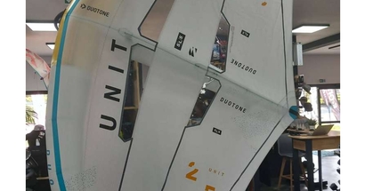 Test Aile de Wing Duotone Unit SLS Concept Blue 2025